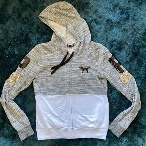 Women’s VS PINK zipper sweatshirt